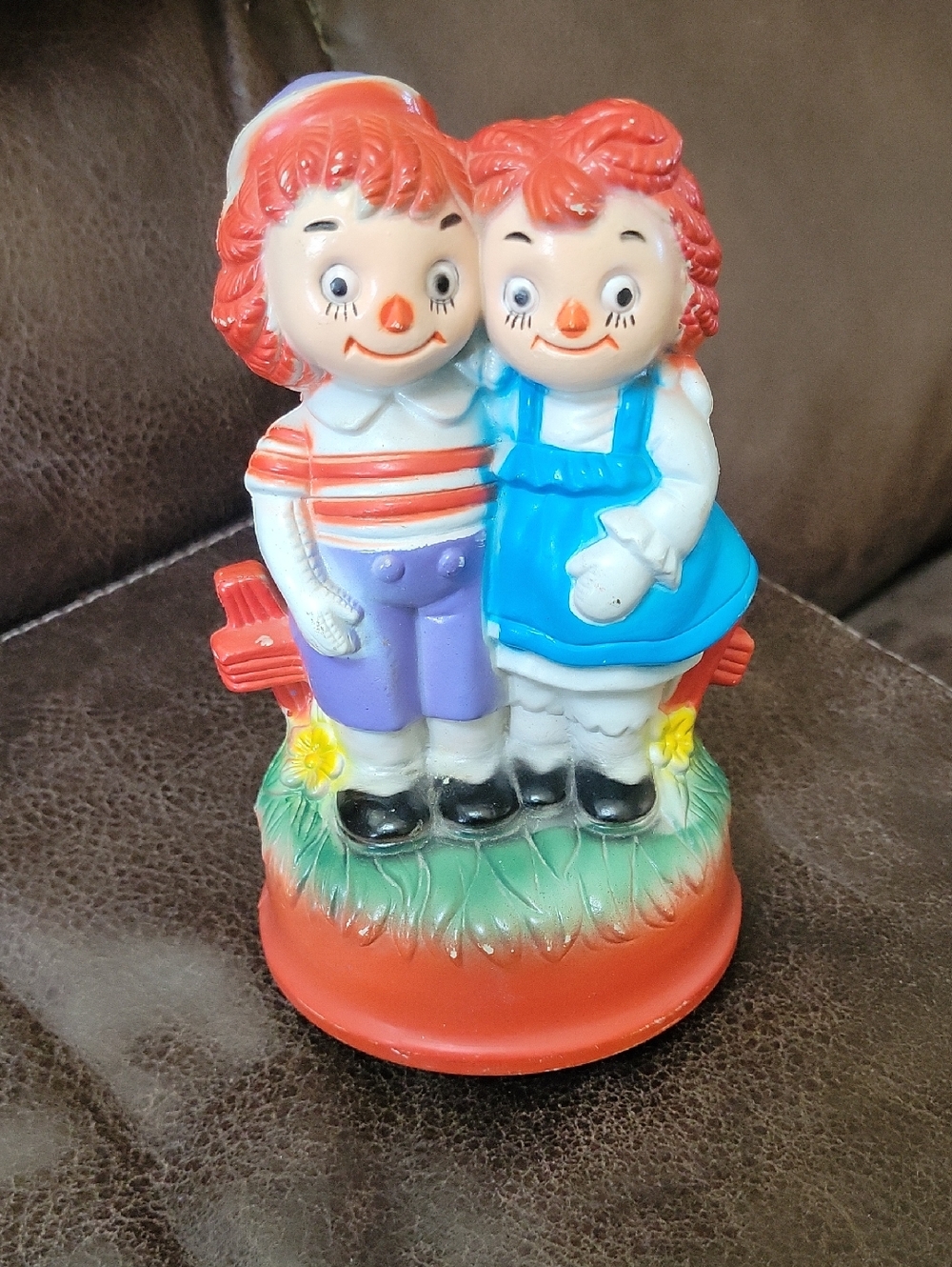 VTG Raggedy Ann & Andy Music Box